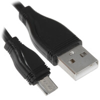 Кабель FinePower micro USB-B - USB Type-A черный 1 м