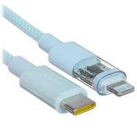 Кабель Baseus Lightning 8-pin - USB Type-C голубой