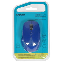 Мышь беспроводная RAPOO M300 Silent [1140093] синий
