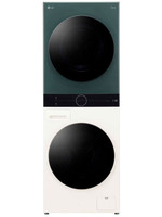 Стирально-сушильная машина LG W4W8LVPK2HM бежевый/зеленый