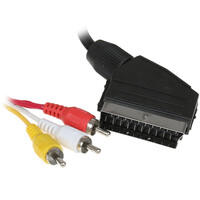 Кабель  Pro Legend SCART - 3RCA, 1.5 м