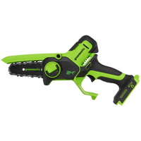 Аккумуляторная цепная мини-пила GreenWorks G24MCS10  шина - 10 см (4") Без ЗУ, Без АКБ