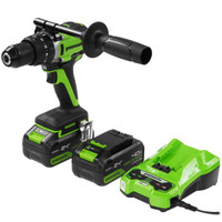 Дрель-шуруповерт Greenworks GD24DD140 24V