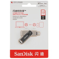 Память OTG USB Flash 128 ГБ SanDisk iXpand Go [SDIX60N-128G-ZN6NE]