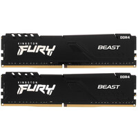 Оперативная память Kingston FURY Beast Black [KF436C17BBK2/16] 16 ГБ