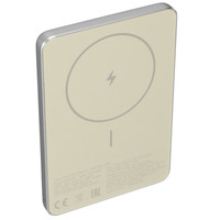 Портативный аккумулятор Xiaomi Super Slim Magnetic Power Bank 5000 золотистый