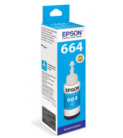 Чернила водорастворимые Epson T6642 голубой
