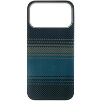 Накладка  KEYRON Carbon для Apple iPhone 17 Pro Max синий