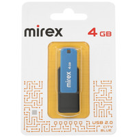 Память USB Flash 4 ГБ Mirex CITY BLUE [13600-FMUCIB04]