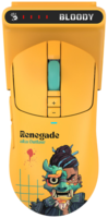 Мышь беспроводная/проводная A4Tech Bloody R72 Ultra Duo Renegade [R72 Ultra Duo Renegade Yellow] желтый