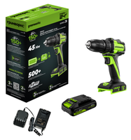Дрель-шуруповерт Greenworks DD345 24V