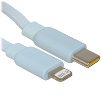 Кабель Baseus Lightning 8-pin - USB Type-C голубой 1 м
