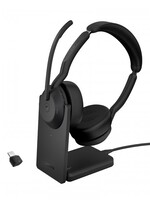 Беспроводные наушники Jabra Evolve2 55 Link380c MS Stereo + Док-станция черный 2025