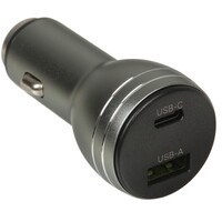 Автомобильное ЗУ DEXP D30ACQCPDMG серый
