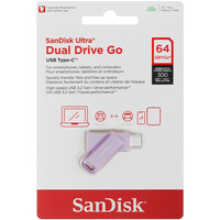 Память OTG USB Flash 64 ГБ SanDisk Ultra Dual Drive Go [SDDDC3-064G-G46L]