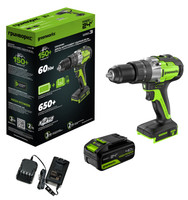 Дрель-шуруповерт GreenWorks GD24DD60 24V