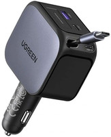 Автомобильное ЗУ Ugreen EC604 серый
