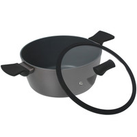 Кастрюля OneTwo Agate O3SC38 3.8 л 24 см серый
