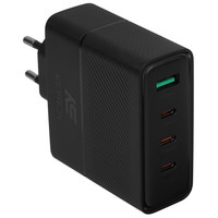 Сетевое зарядное устройство KEYRON K100A3CQCPDGaNB черный