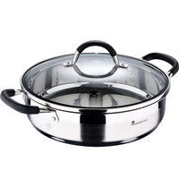 Кастрюля Masterpro Foodies MP 3.8 л 28 см серый