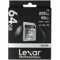 Карта памяти Lexar Professional Silver SDXC 64 ГБ [LSDSILV064G-RNNNC]