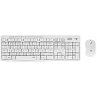 Клавиатура+мышь беспроводная   Logitech Combo MK295 White белый