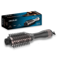 Фен-щетка Cecotec CeramicCare Single Volumizing Air Brush черный/розовый