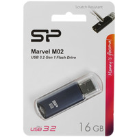 Память USB Flash 16 ГБ Silicon Power Marvel M02 [SP016GBUF3M02V1B]