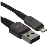 Кабель DEPPA Lightning 8-pin - USB Type-A серый 1.2 м