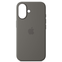 Накладка  Apple Silicone Case для Apple iPhone 16 серый