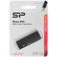 Память USB Flash 64 ГБ Silicon Power Blaze B05 [SP064GBUF3B05V1K]