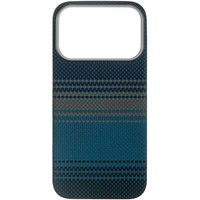 Накладка  KEYRON Carbon для Apple iPhone 17 Pro синий