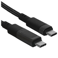 Кабель KEYRON USB Type-C - USB Type-C серый 1.5 м