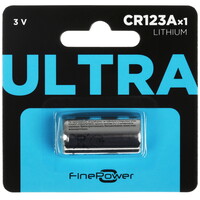 Батарейка FinePower Ultra CR123 (CR123A/DL123A/R123)