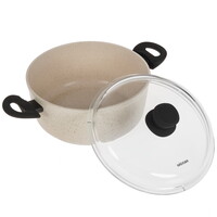 Кастрюля Nadoba Marmia 728311 4.2 л 24 см бежевый