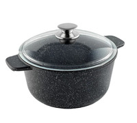 Кастрюля TS Kitchen Гранит 	TS-G084.0G 4 л 22 см черный