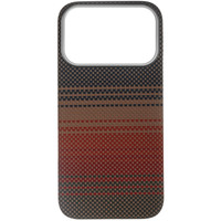 Накладка  KEYRON Carbon для Apple iPhone 17 Pro коричневый