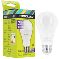 Лампа светодиодная Ergolux LED-A65-20W-E27-6K