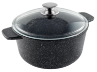 Кастрюля TS Kitchen Гранит TS-G08 3.0G 3 л 22 см черный