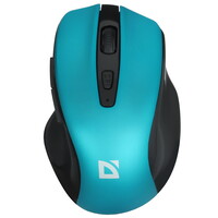 Мышь беспроводная Defender Prime MB-053 [52054] бирюзовый
