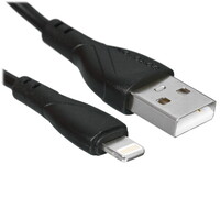 Кабель Borofone Lightning 8-pin - USB Type-A черный 1 м