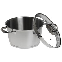 Кастрюля Lara Bohema LR02-514 5.1 л 24 см серебристый