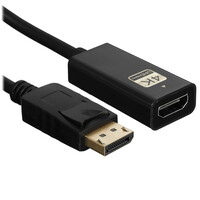 Переходник однонаправленный Aceline HDMI - DisplayPort, 0.15 м