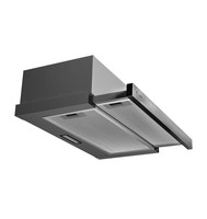 Вытяжка телескопическая LEX HIDE 600 INOX серебристый/серебристый
