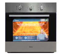 Электрический духовой шкаф Midea MO110B4X серебристый