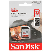 Карта памяти SanDisk Ultra SDHC 32 ГБ [SDSDUN4-032G-GN6IN]