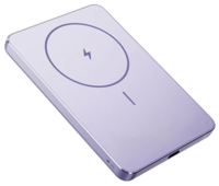 Портативный аккумулятор Xiaomi Super Slim Magnetic Power Bank 5000 фиолетовый