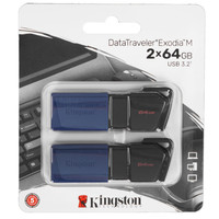 Память USB Flash 64 ГБ Kingston DataTraveler Exodia М [DTXM/64GB-2P]