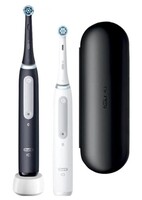 Набор зубных щеток Braun Oral-B iO Series 4 Duo белый, черный