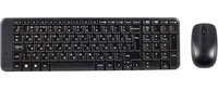 Клавиатура+мышь беспроводная   Logitech MK220 черный